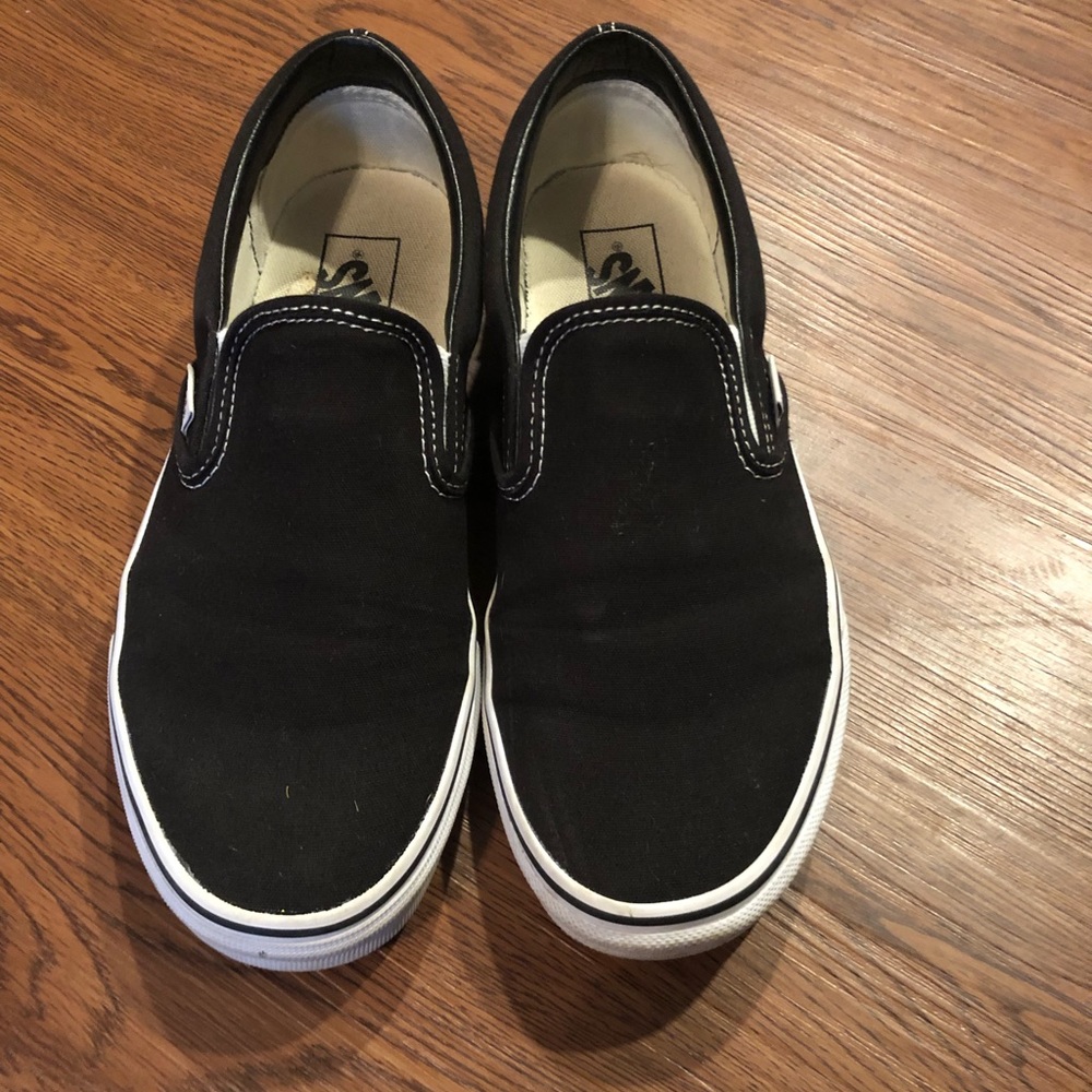 Black Canvas Vans size 7.5M/9.0W